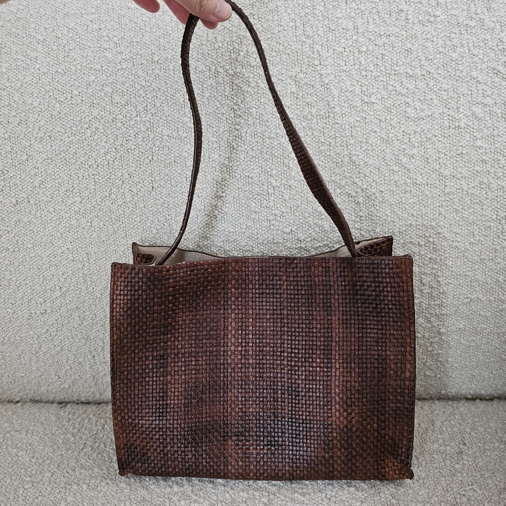St Agni Woven Minimal Mini Tote